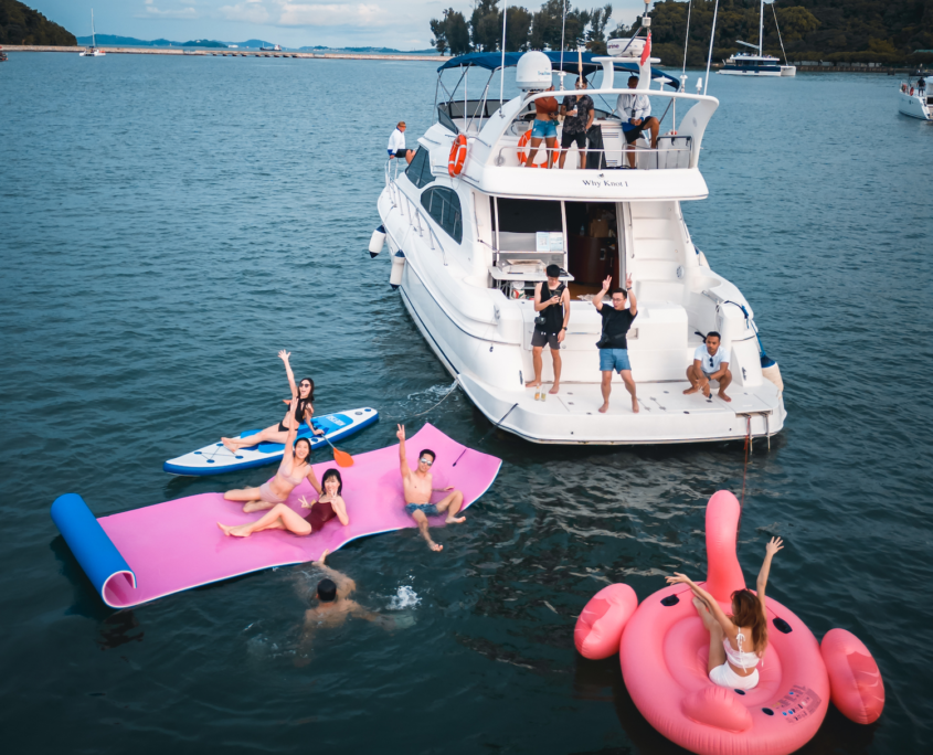 kids yacht birthday party Lazarus Island Singapore