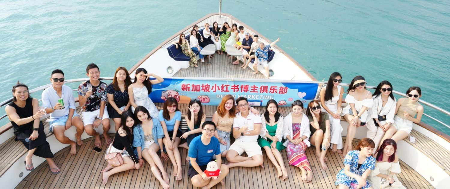 130 pax corporate event on Singapore tall ship