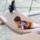 Child on Yacht Trampoline net
