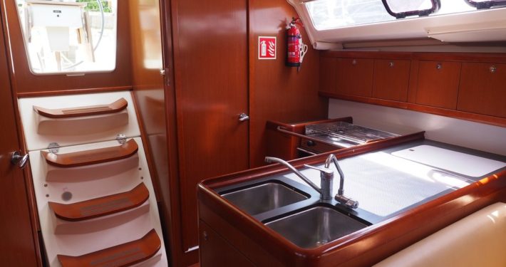Epicurean yacht kitchen