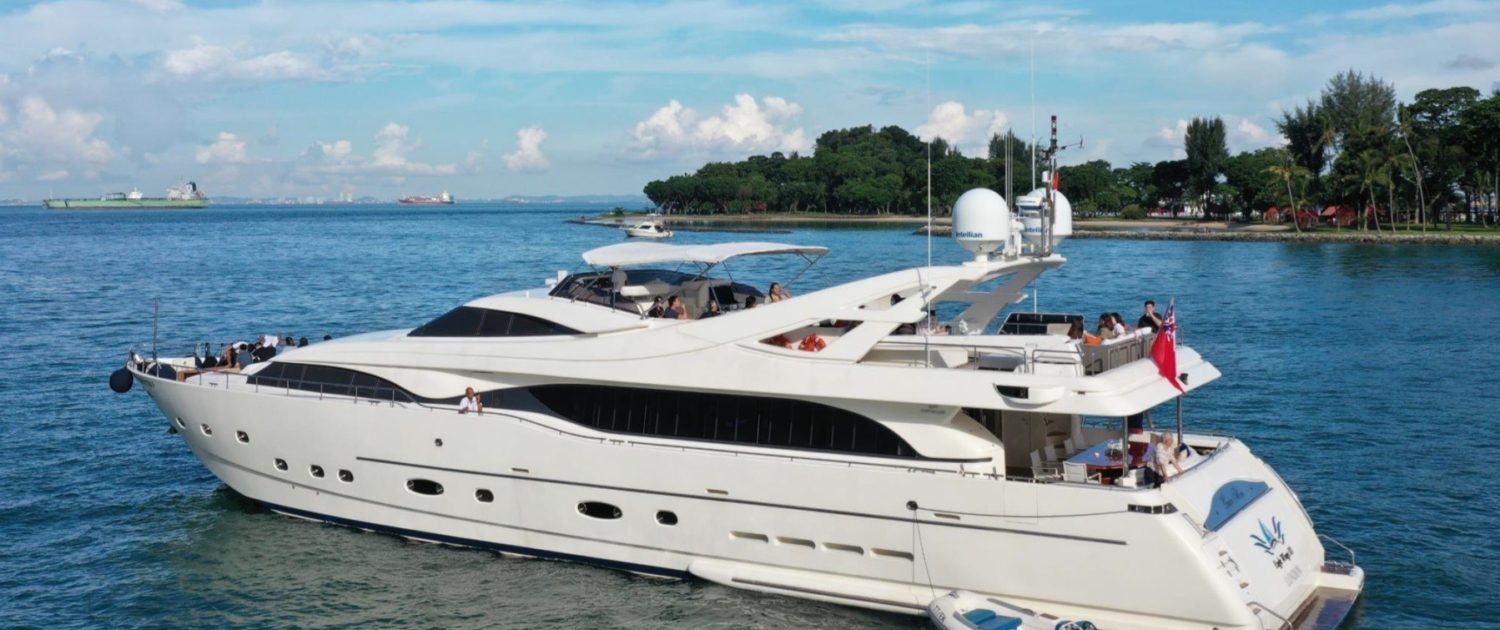 Ferretti 112 superyacht rental in singapore