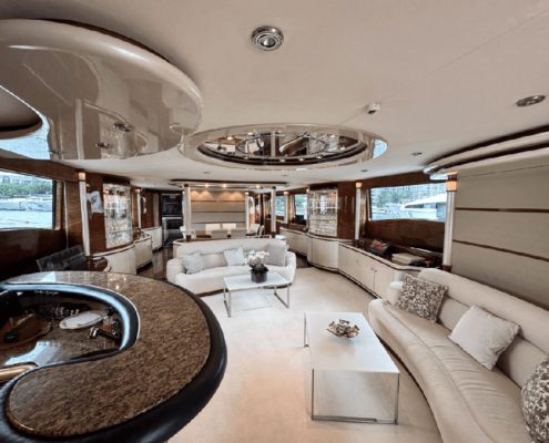 Superyacht Saloonarea