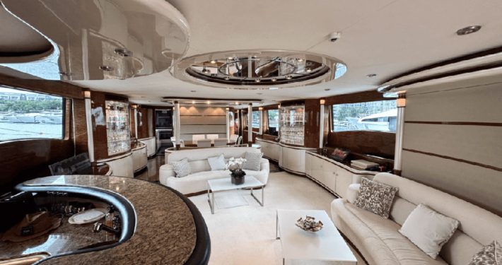 Superyacht Saloonarea