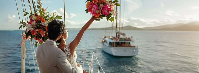 Unique wedding package planning by Sing Yachts