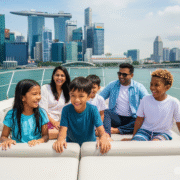 Yacht rental in Singapore_school holidays_Family outing on yacht