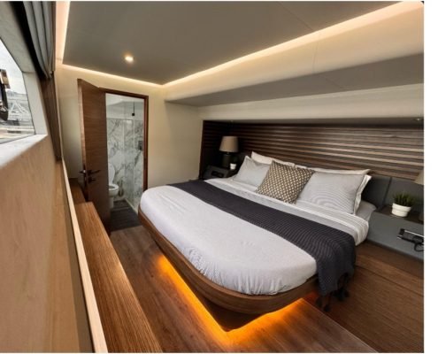 Eagle Wings 5 anchor of hope luxury catamaran master cabin