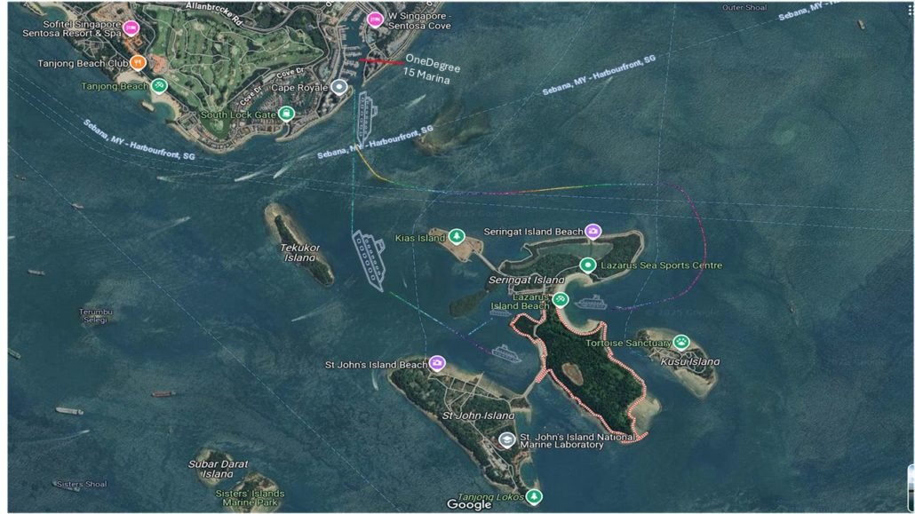 Cruise to Southern islands from OneDegree15 Marina Sentosa cove