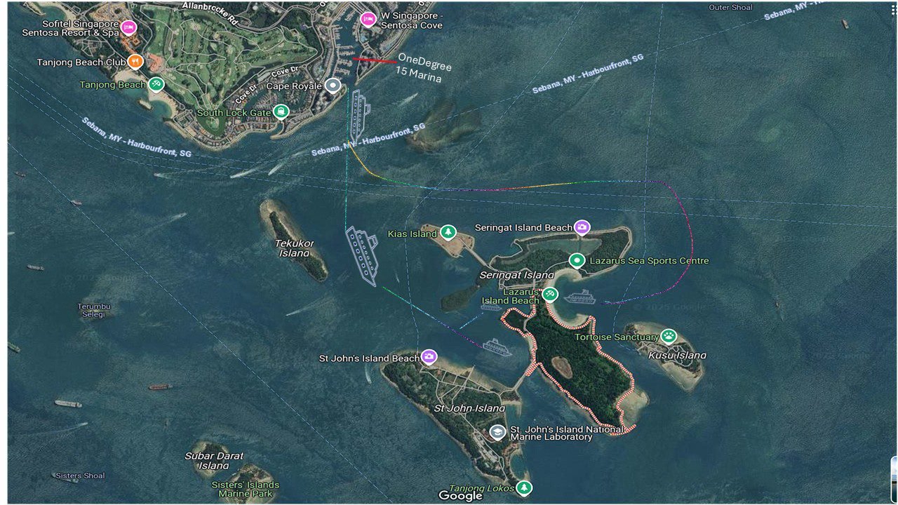 Cruise to Southern island from OneDegree15 Marina