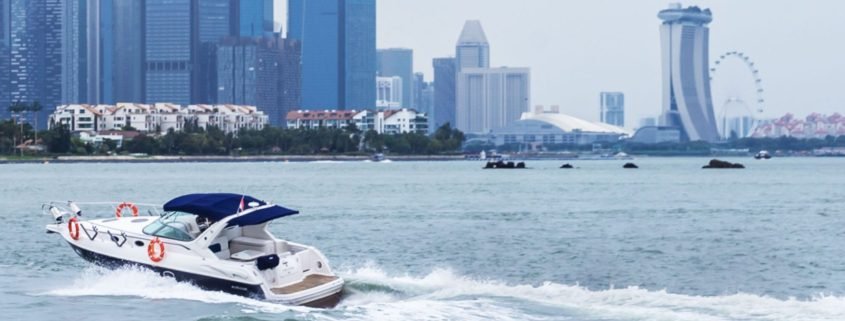 Triton yacht city skyline cruise singapore