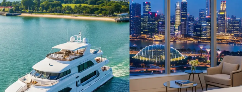 Yacht Charter vs Luxury hotels in Singapore