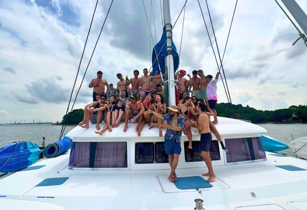 Ping-Lady-Front-yacht-party-singapore