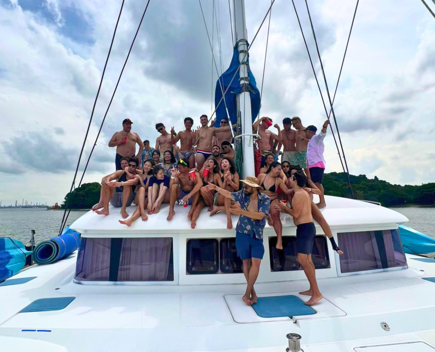 Ping-Lady-Front-yacht-party-singapore