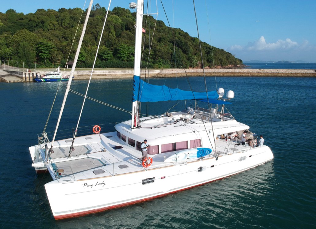 Ping Lady_62ft catamaran Ping Lady_Singapore’s Premier 62ft Luxury Catamaran.
