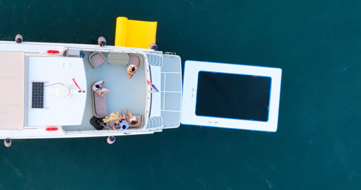Aerial view of Nautiness Yacht Singapore